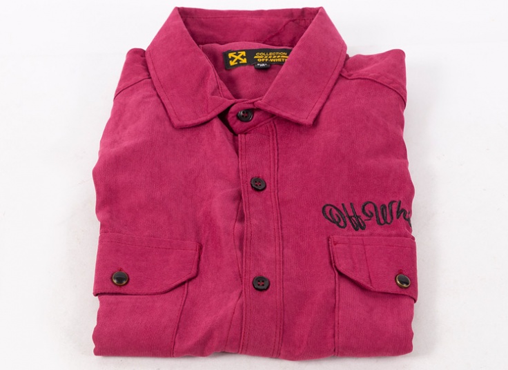 پیراهن مردانه مخمل Off-White