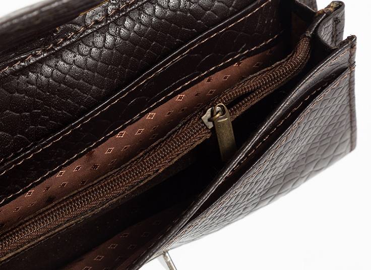 ست کیف و آینه چرم طبیعی