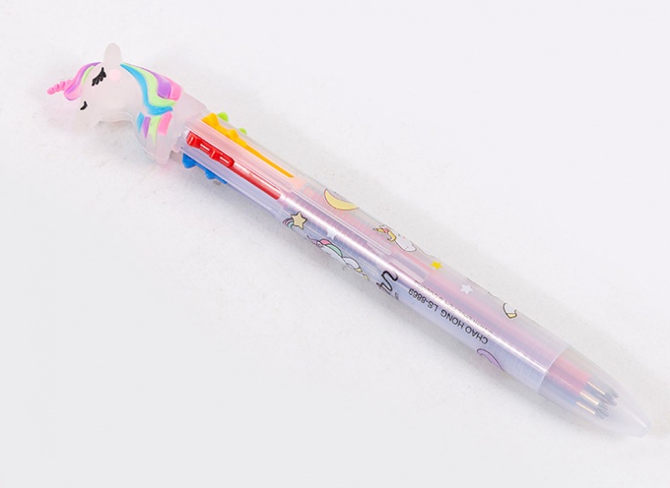 خودکار چند رنگ طرح Unicorn