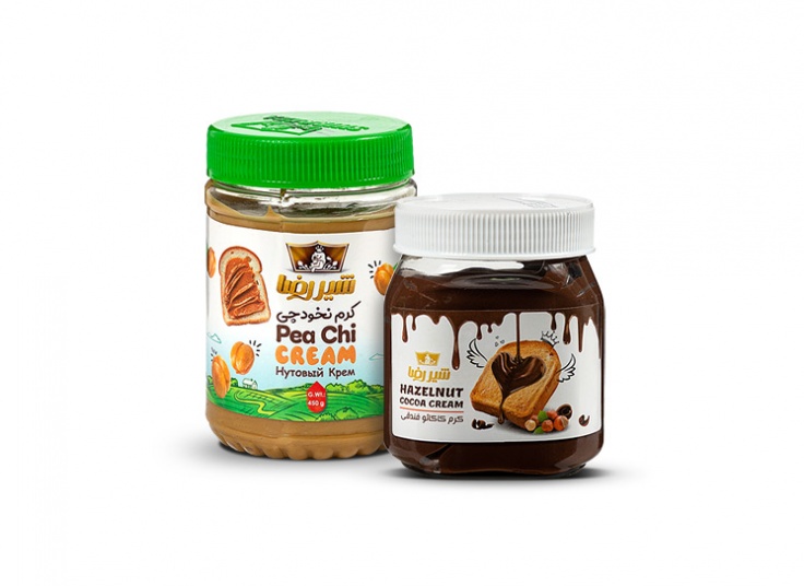 کرم کاکائو و نخودچی شیر رضا