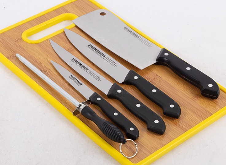 ست 6 عددی چاقو و تخته گوشت KOCHMESSER