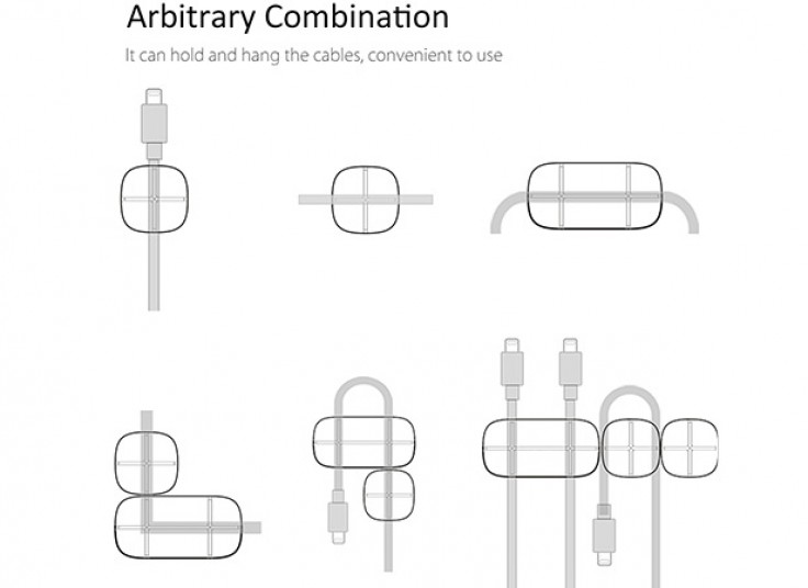 نگهدارنده کابل سیلیکونی Baseus