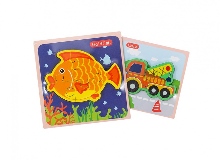 پازل چوبی برجسته