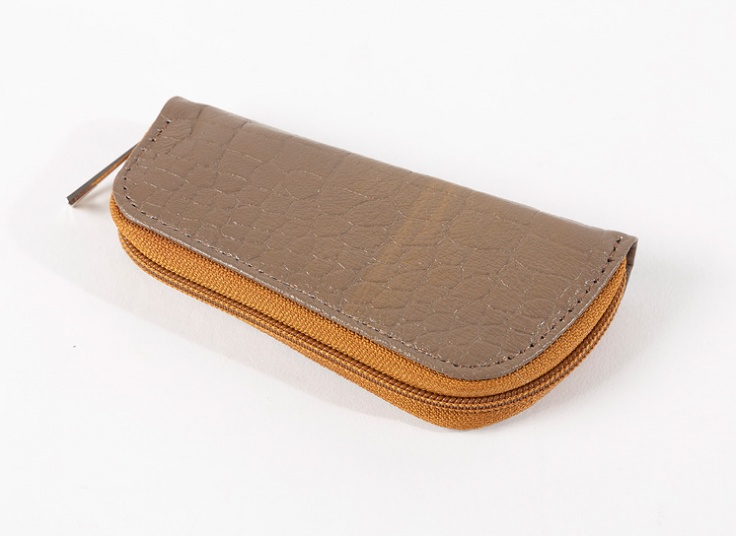 جا کلیدی چرمی زیپ دار