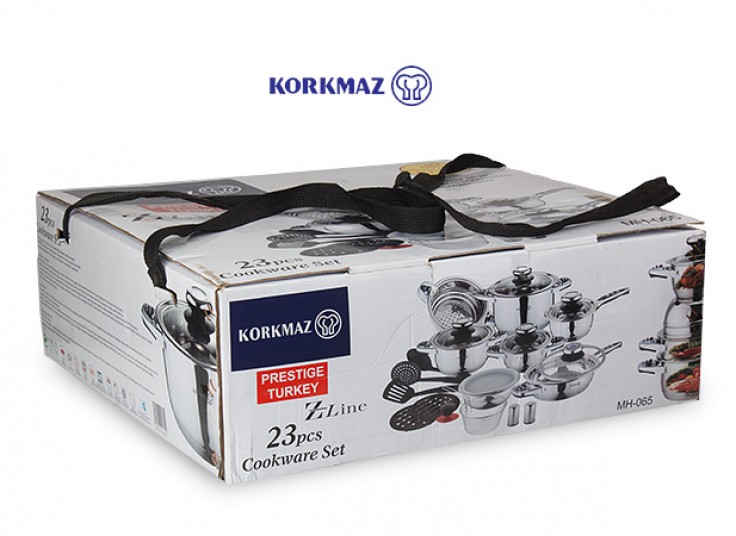 ست 23 پارچه استیل KORKMAZ