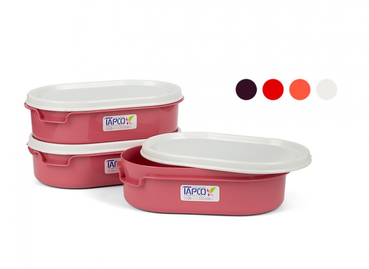 ظرف درب دار 3 عددی Tapco