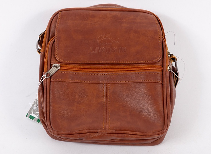 کیف دوشی مردانه طرح LACOSTE