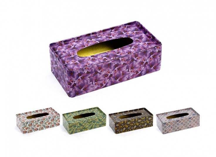 جای دستمال کاغذی فلزی