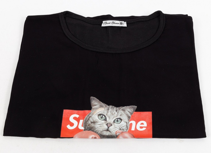 تیشرت زنانه طرح گربه