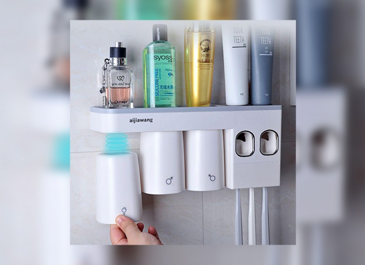 جا مسواکی و خمیر دندان ریز Aijiawang