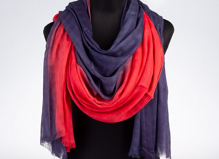 شال دو رنگ زنانه SPRING