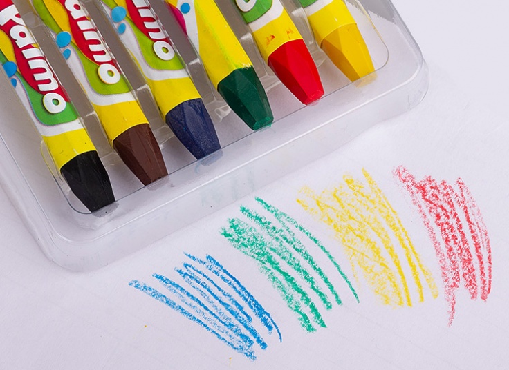 پاستل روغنی 6 رنگ Palmo