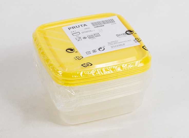 ظروف نگهدارنده سه تکه ایکیا مدل PRUTA