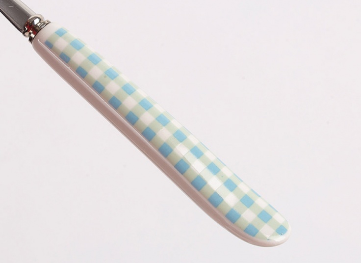 قاشق غدا خوری دسته سرامیکی