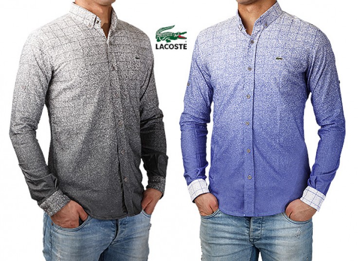 پیراهن طرحدار مردانه Lacoste