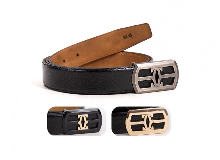 کمربند چرم مردانه Cartier