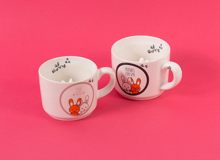 ماگ سرامیکی طرح برجسته