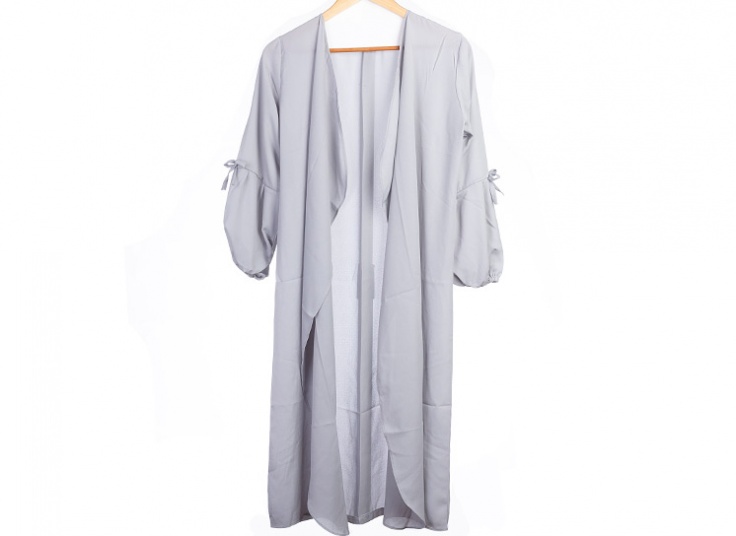 مانتو کرپ زنانه Plain