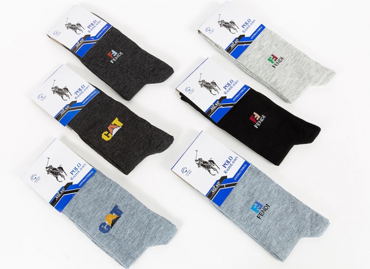 پکیج 6 عددی جوراب ساق بلند POLO