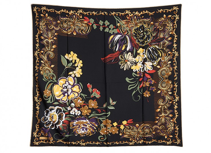 روسری دست دوز ابریشم ASGOLDAS