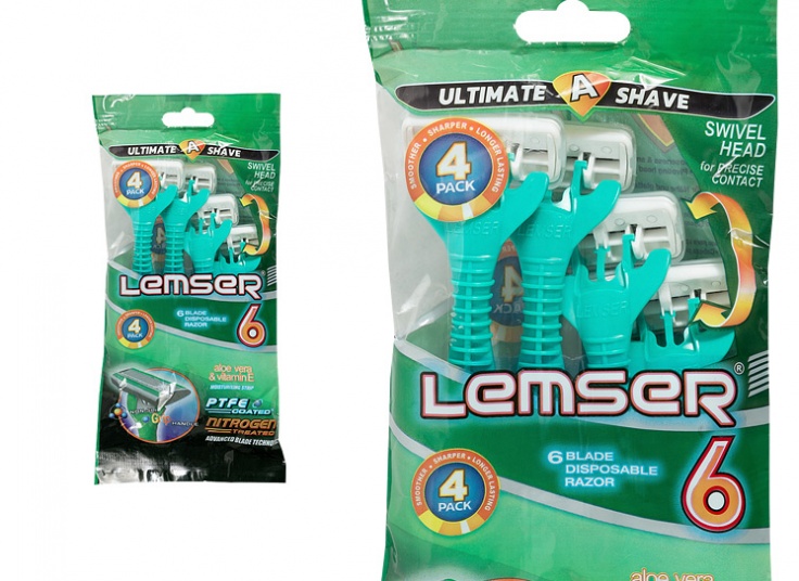 تیغ 6 لبه پفکی Lemser