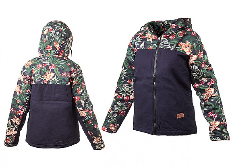 کاپشن گلدار Blue Tea