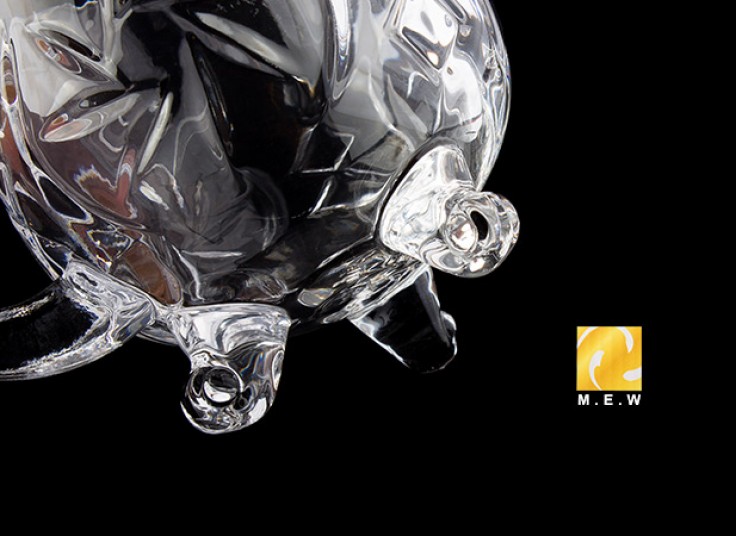 سس خوری بلور پایه دار MEW