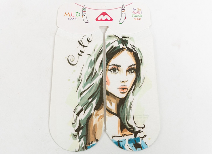 جوراب طرح چاپی MLD