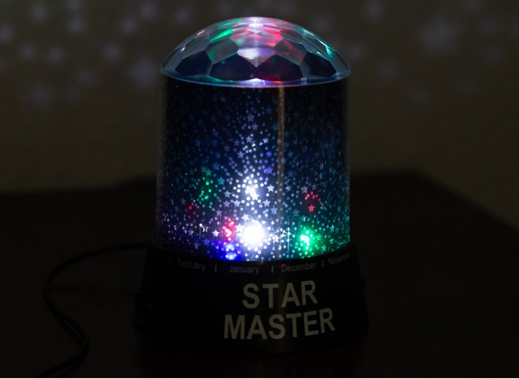 چراغ خواب کریستال Star Master