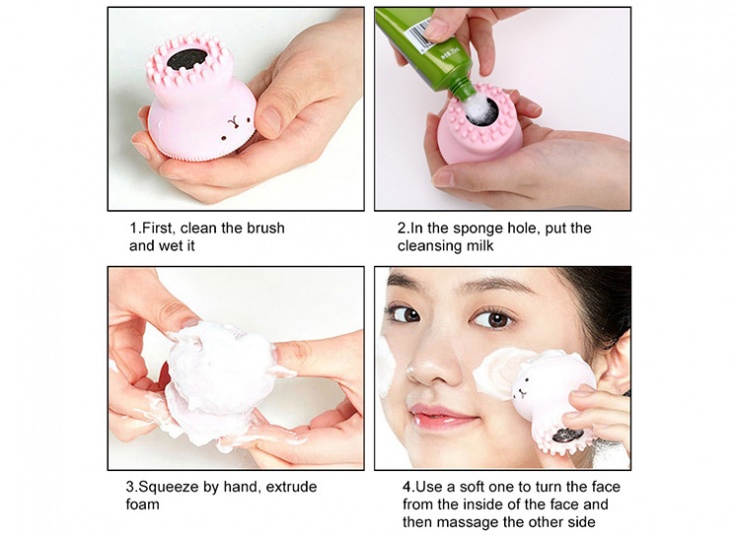 فیس براش دستی سیلیکونی