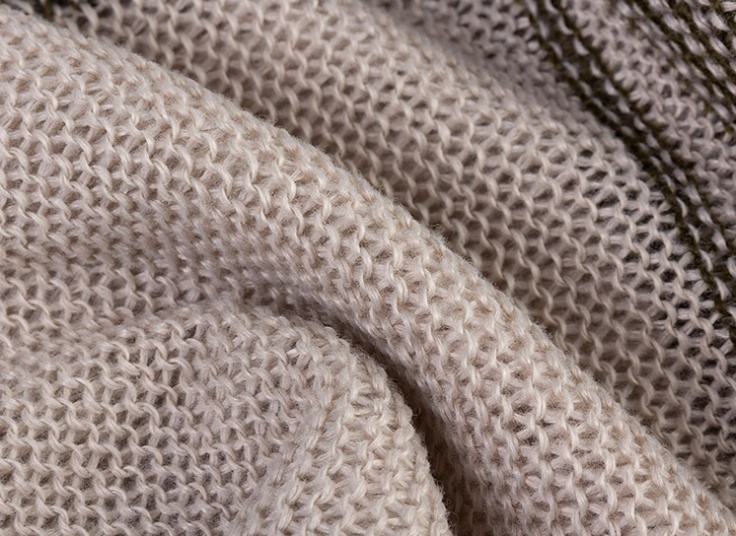 شال بافت زمستانی dichromatic