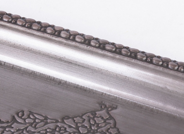 سینی فلزی طرح برجسته