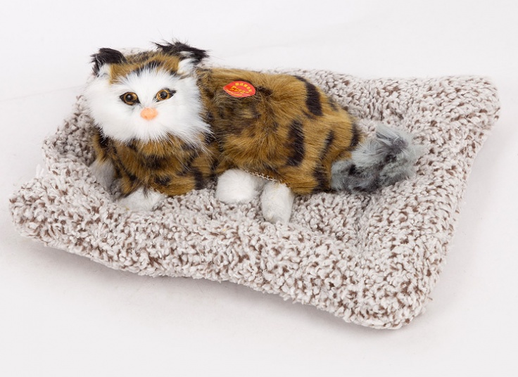 عروسک گربه بالشتی صدادار