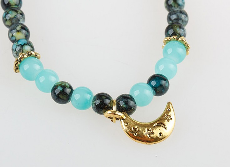 دستبند سنگی آویز دار