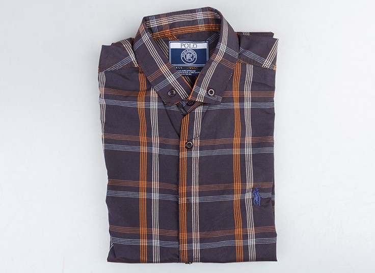 پیراهن چهارخانه مردانه طرح Polo