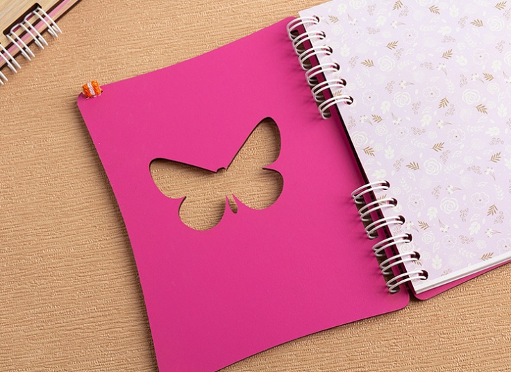 دفترچه یادداشت جلد چوبی