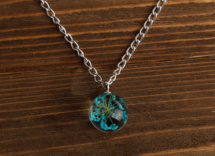 گردنبند توپی Crystalline