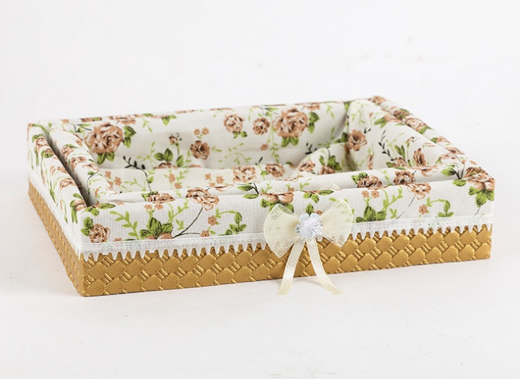 پک دو عددی سبد نان چوبی