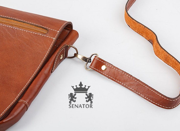 کیف کج چرمی SENATOR