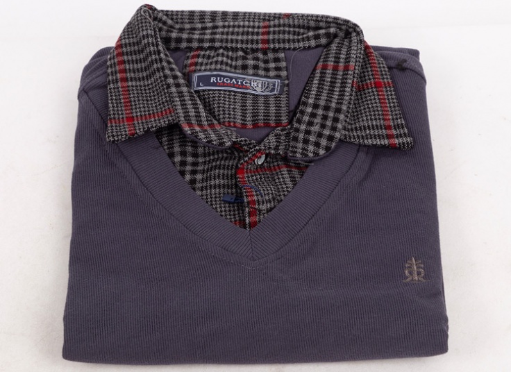 پلیور یقه پیراهنی مردانه Rugatchi