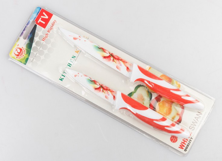 چاقو آشپزخانه گلدار