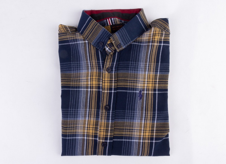 پیراهن مردانه چهارخانه POLO