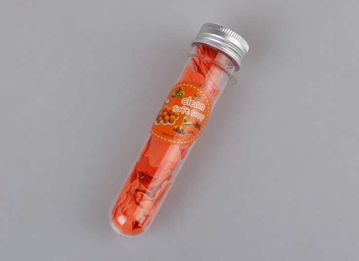 صابون کاغذی مدل لوله ای