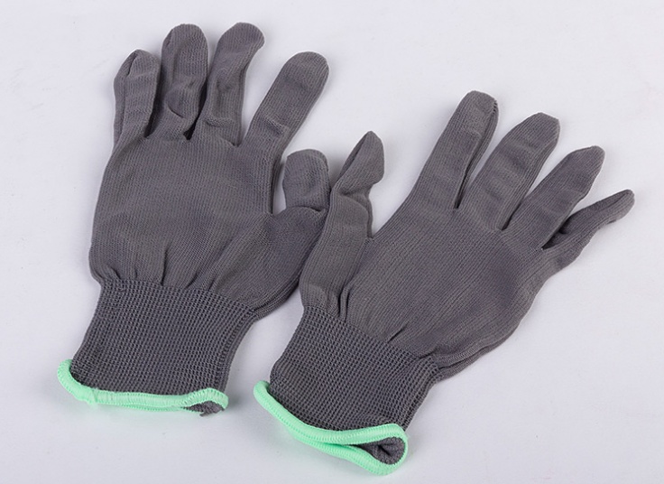 دستکش کار نخی رنگی