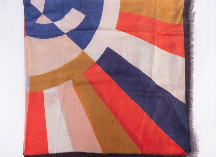 روسری قواره دار ZIBOO طرح Chanel