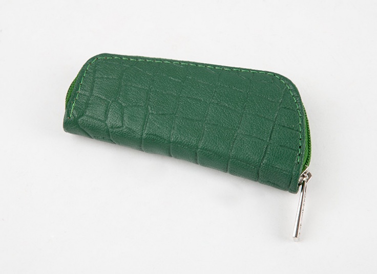 جا کلیدی چرمی زیپ دار