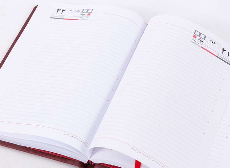 سررسید جلد چرمی