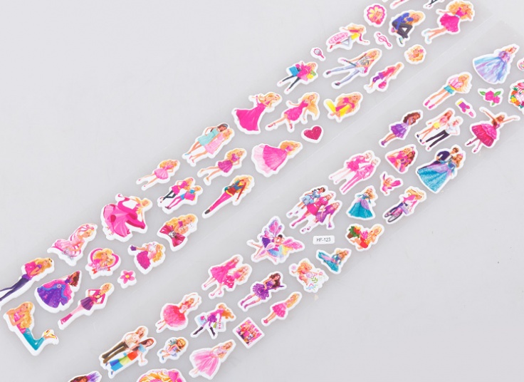 استیکر برجسته کارتونی