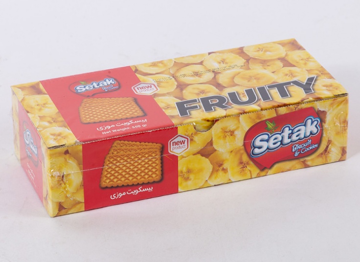 بیسکوئیت میوه ای ستاک