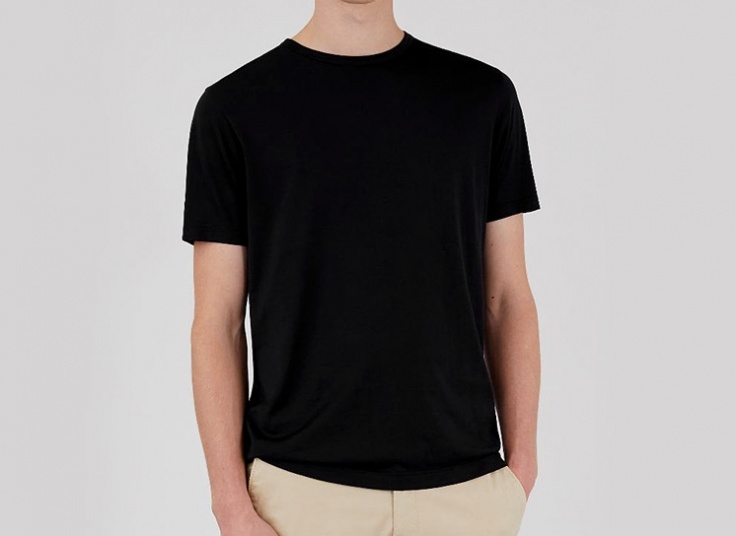 تیشرت مشکی ساده